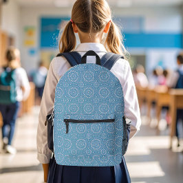 Kühles Rosa und Blau Modernes Muster Bedruckter Rucksack