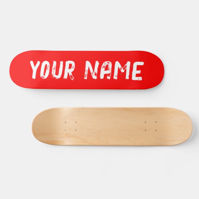 Kühles Rot Skateboard (Horizontal)