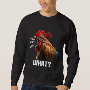 Kühles Sarkastisches Wütendes Huhn Schreiendes Gra Sweatshirt