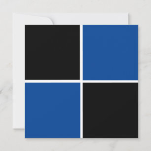 Kühles Schwarz-Blau-Quadratmuster