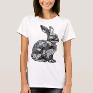Kühles Silber ABSTRACT ART Design T-Shirt