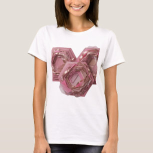 Kühles Silber ABSTRACT ART Design T-Shirt