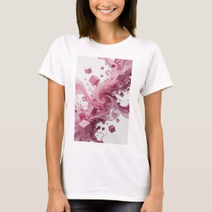 Kühles Silber ABSTRACT ART Künstlerisches Motiv T-Shirt