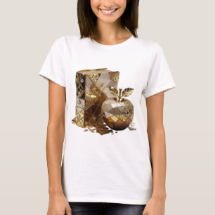 Kühles Silber ABSTRACT ART Moderne Gestaltung v3 T-Shirt