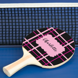 Kühles Streifenmuster Tischtennis Schläger