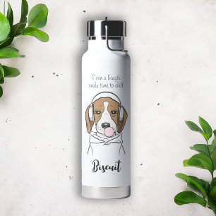 Kühlhund mit Bubblegum Funny Beagle Trinkflasche