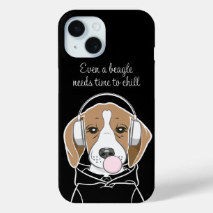 Kühlhund mit Bubblegum Niedlich Funny Beagle Case-Mate iPhone Hülle