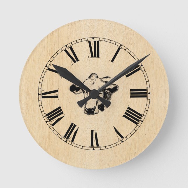 KÜHLRUNDE RUNDE WANDUHR (Vorderseite)