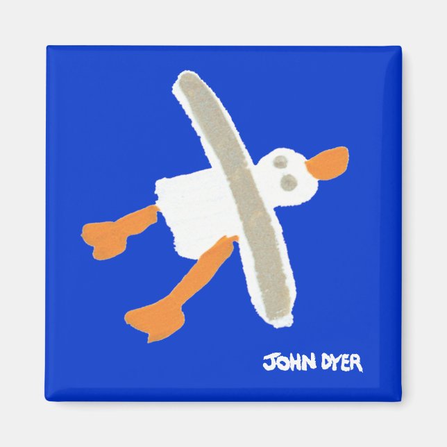 Kühlschrank Art: Seagull Magnet (Vorne)