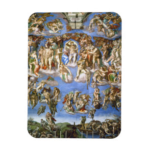 Kühlschrank Das letzte Urteil Fresco von Michelan Magnet