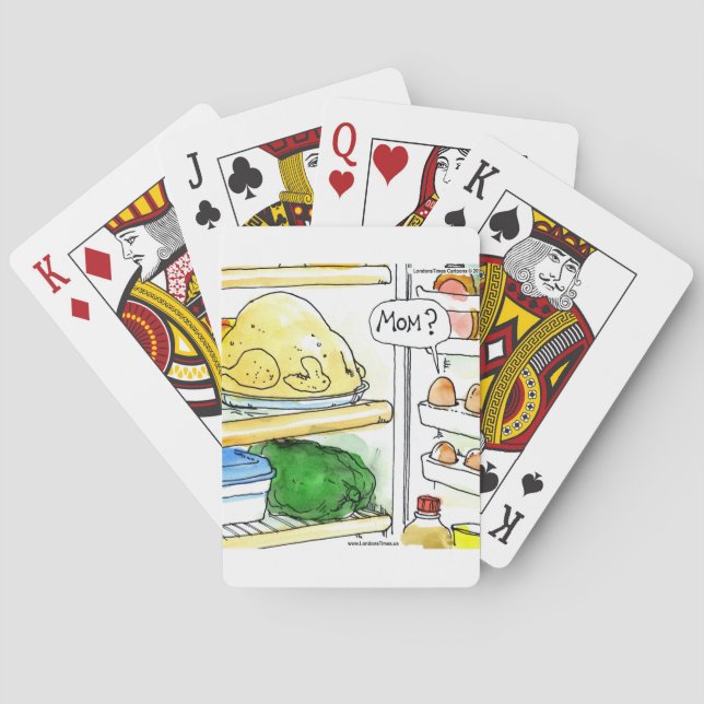 Kühlschrank Hühnereier Familie Funny Spielkarten (Rückseite)