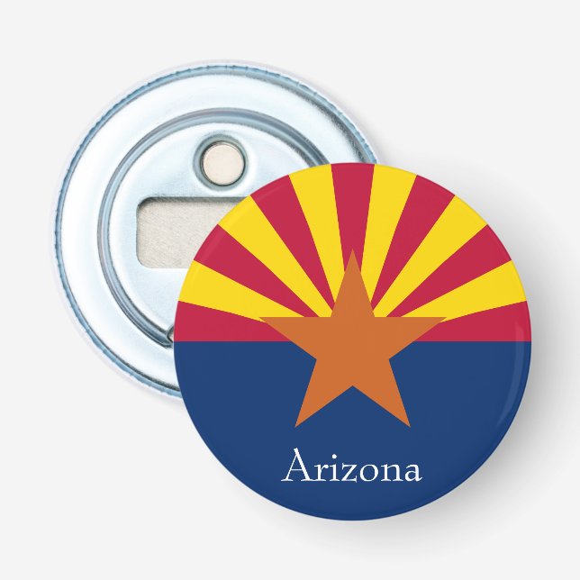 Kühlschrank Magnet Arizona Star Flaschenöffner (Vorderseite)