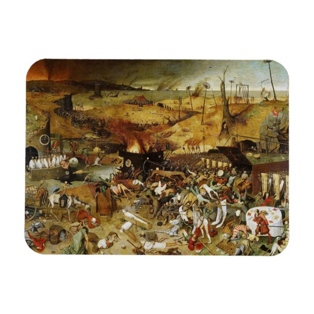 Kühlschrank Magnet der Triumph des Todes Brueghel (Horizontal)