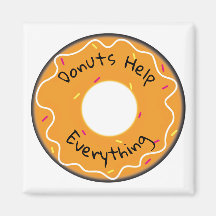 Kühlschrank Magnet Donuts hilft alles