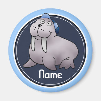 Kühlschrank Magnet, Namensvorlage, Walrus Magnet