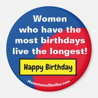 Kühlschrank Magnet zum Geburtstag