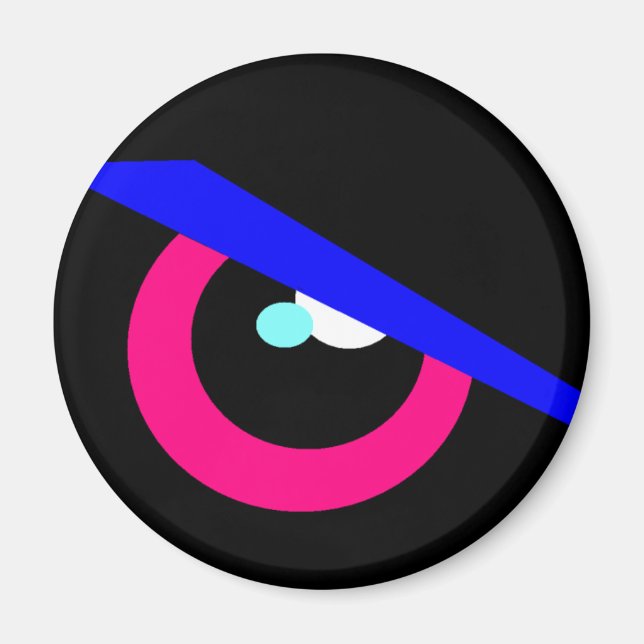 KÜHLSCHRANK MONSTER (Mad Eye 1)-Magnet Magnet (Vorne)