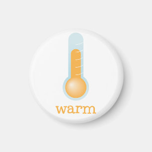 Kühlschrank-Wetter - WÄRMEN Sie sich Magnet