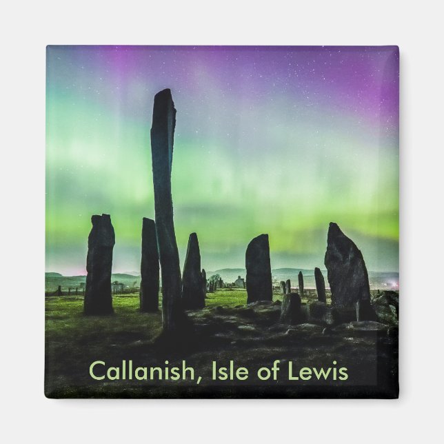 Kühlschrankmagnet Callanish und Aurora Square (Vorne)