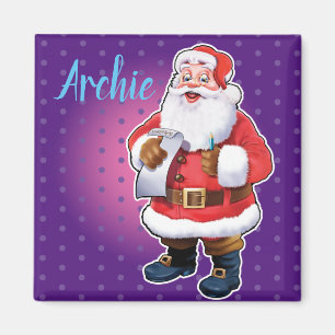 Kühlschrankmagnet der Santa-Liste