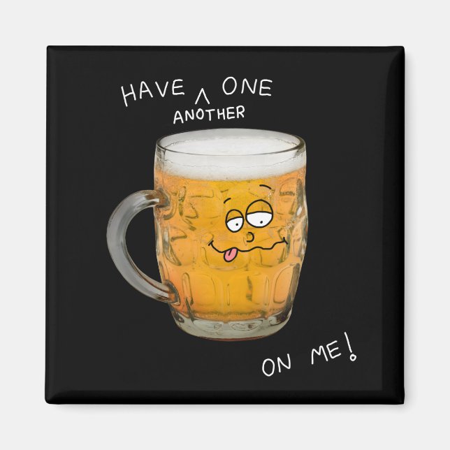 Kühlschrankmagnet des neuen Biermonsters (Vorne)
