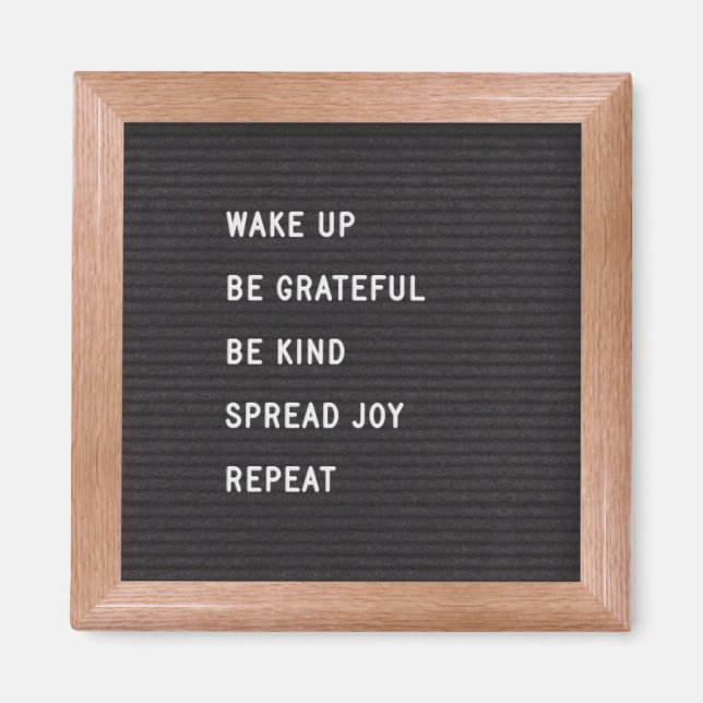 Kühlschrankmagnet für das Angebot von Letter Board (Vorne)