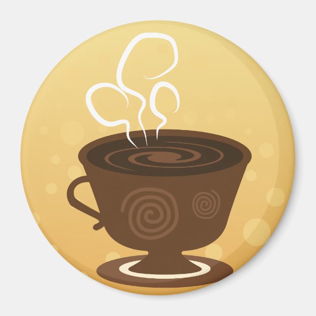 Kühlschrankmagnet für Kaffeeliebhaber (Vorne)