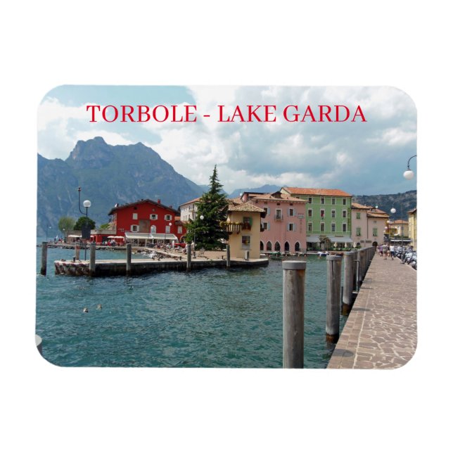 Kühlschrankmagnet Gardasee Torbole Magnet (Horizontal)