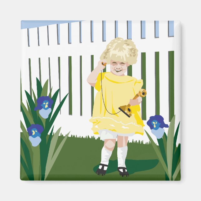 Kühlschrankmagnet "Hello Daddy" (Vorne)