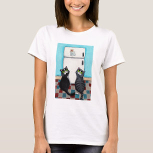 Kühlschrankmagnet-lange Hülse T-Shirt