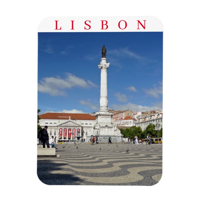 Kühlschrankmagnet Lissabon Rossio Magnet (Vertikal)