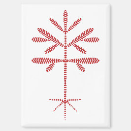 Kühlschrankmagnet mit rotem Sapling