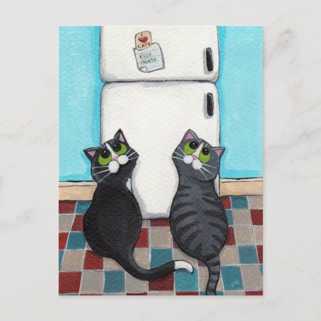 Kühlschrankmagnet Postkarte (Vorderseite)