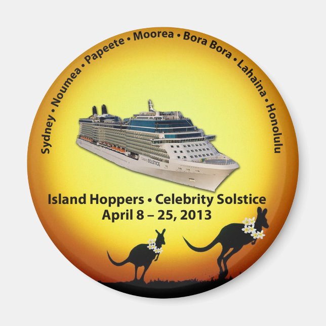 Kühlschrankmagnet Souvenir (Vorne)