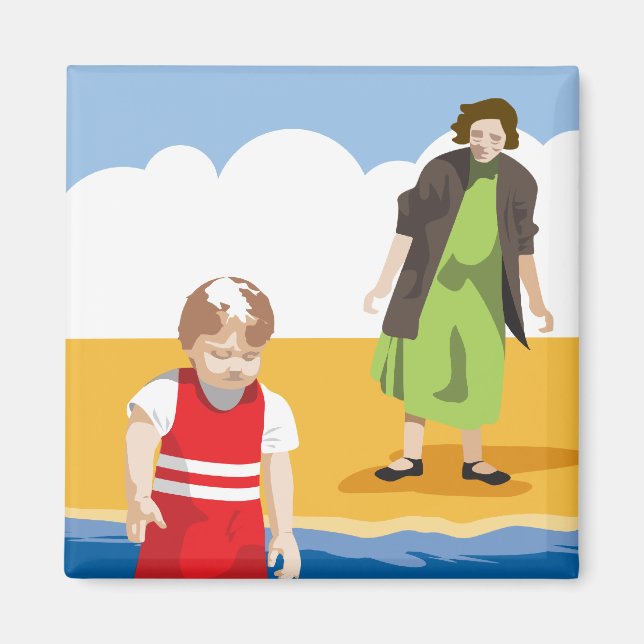 Kühlschrankmagnet "Waterbaby" (Vorne)