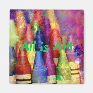Kühlschrankmagnet zum Thema "Colorful All"