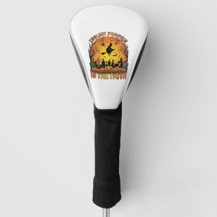 Kühlster Kürbis-Patch-Halloween-Hexen-Spinnen-Frie Golf Headcover