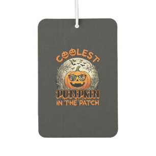 Kühlster Kürbisfeld Halloween Gruselige Sonnenbril Autolufterfrischer