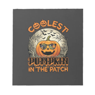 Kühlster Kürbisfeld Halloween Gruselige Sonnenbril Notizblock