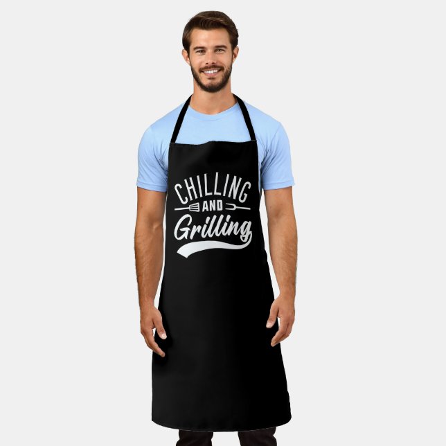 Kühlung und Grillen Schürze (Getragen)