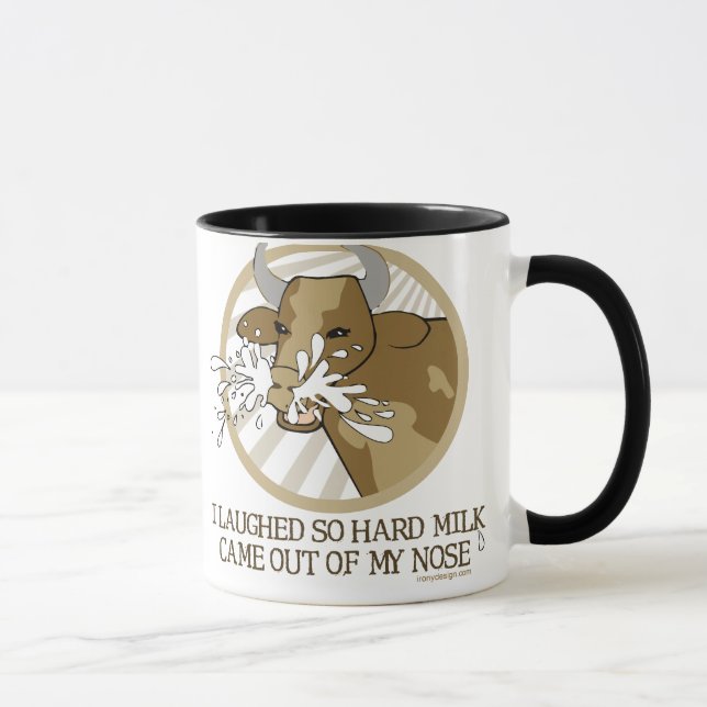 Kuhmilch heraus meine Nase Tasse (Rechts)