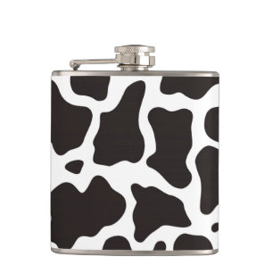 Kuhmuster-Hintergrund Flachmann