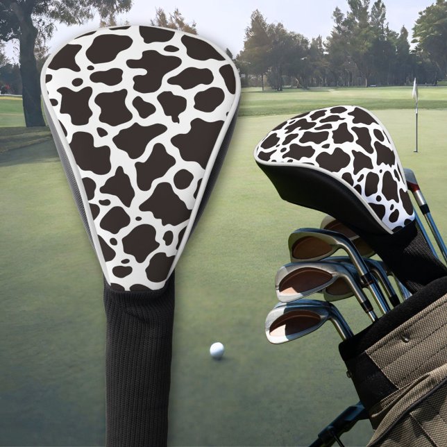 Kuhmuster-Hintergrund Golf Headcover (Von Creator hochgeladen)