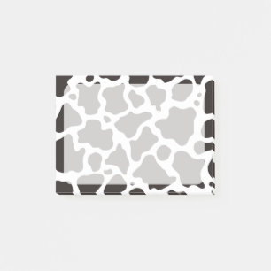 Kuhmuster-Hintergrund Post-it Klebezettel