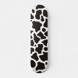Kuhmuster-Hintergrund Skateboard