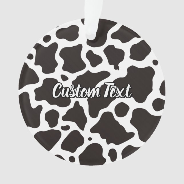 Kuhmuster-Ornament Ornament (Vorderseite)