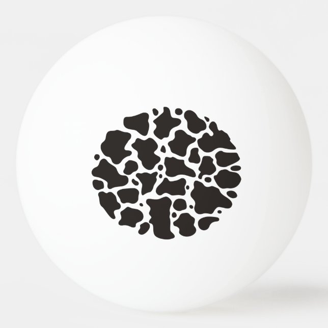 Kuhmuster Ping-Pong-Ball Tischtennisball (Vorderseite)