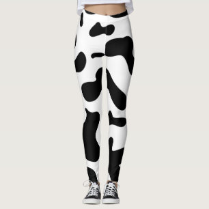 Kuhmuster Schwarzweiß, Schwarz Panther Film  Leggings