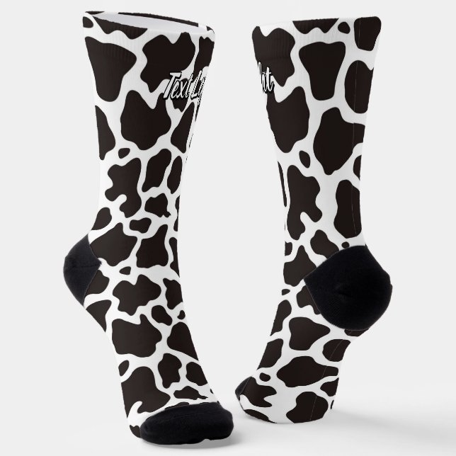 Kuhmuster-Socken Socken (Gewinkelt)