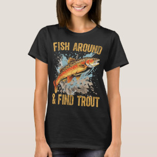 Kühn Forelle Fishing T-Shirt – Fische herum und fi